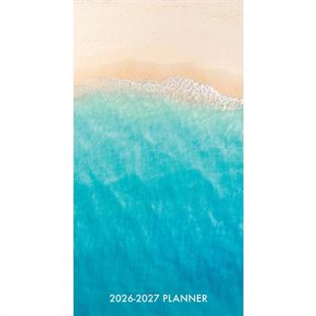 Waves 2-Year 2026-27 3.5 X 6.5 Monthly Pocket Planner