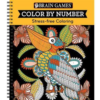 Brain Games - Color by Number: Stress-Free Coloring (Orange)