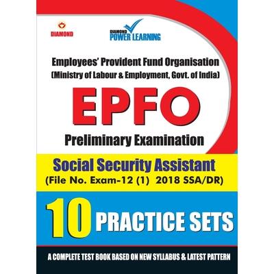 EPFO - Preliminary Examination - Social Security Assistant - 10 PTP