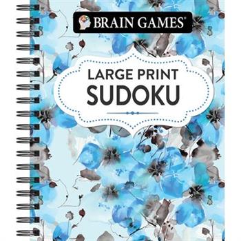 Brain Games - Large Print Sudoku (Floral)