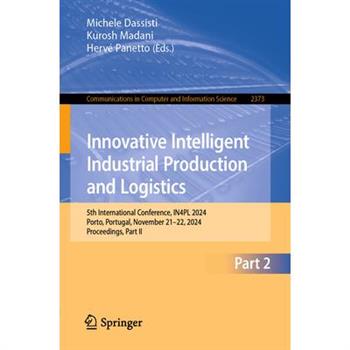 Innovative Intelligent Industrial Production and Logistics