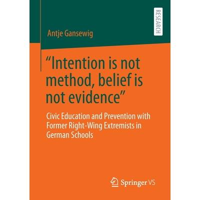 "Intention Is Not Method, Belief Is Not Evidence"