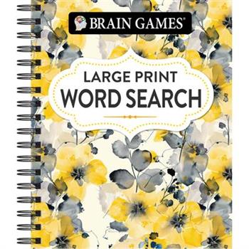 Brain Games - Large Print Word Search (Floral)