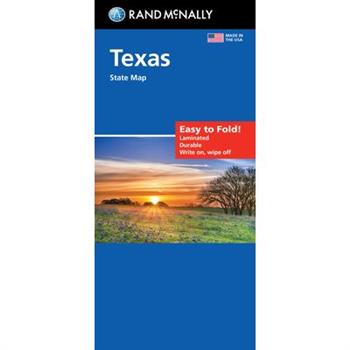 Rand McNally Easy to Fold: Texas State Laminated Map