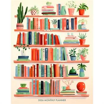 Boho Books 2026 7.5 X 9.5 Booklet Monthly Planner