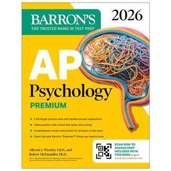 AP Psychology Premium, 2026: Prep Book with 3 Practice Tests + Comprehensive Review + Online Practice