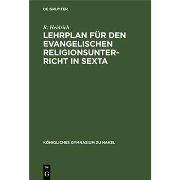 Lehrplan F羹r Den Evangelischen Religionsunterricht in Sexta
