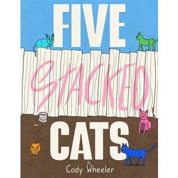 Five Stacked Cats