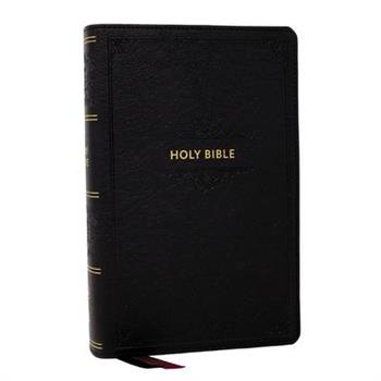 KJV Personal Size Large Print End-Of-Verse Reference Bible, Black Leathersoft, Red Letter, Comfort Print (Thumb Indexed)