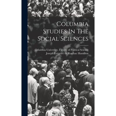 Columbia Studies In The Social Sciences
