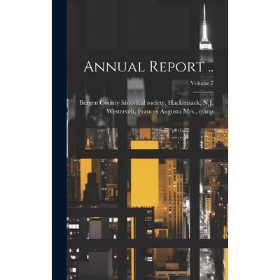 Annual Report ..; Volume 7