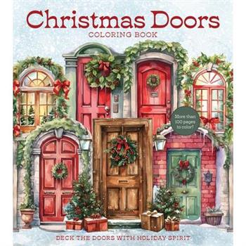 Christmas Doors Coloring Book