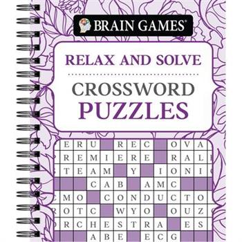 Brain Games - Relax and Solve: Crossword Puzzles (Pattern Cover)