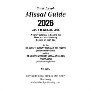 St. Joseph Annual Missal Guide for 2026