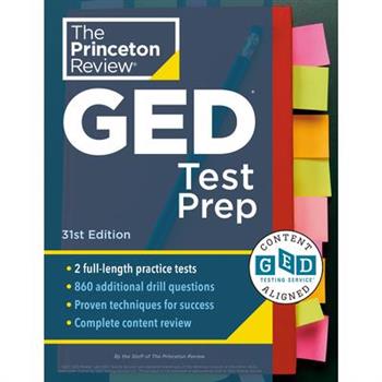 Princeton Review GED Test Prep, 31st Edition
