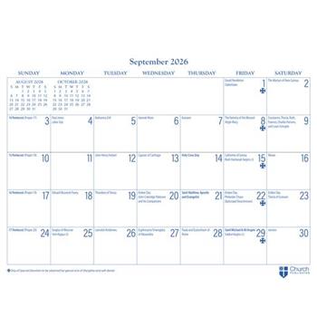 2026 Parish Wall Calendar