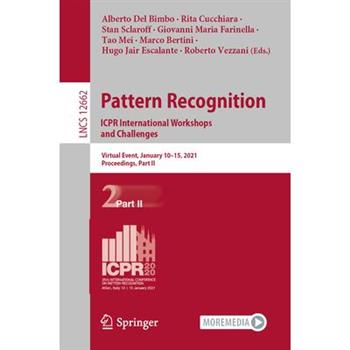 Pattern Recognition. Icpr International Workshops and Challenges