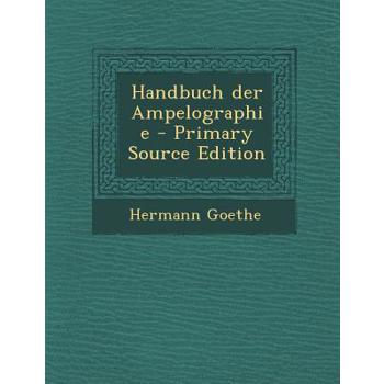Handbuch Der Ampelographie