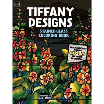 Tiffany Designs Stained Glass Coloring Book