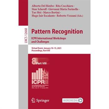 Pattern Recognition. Icpr International Workshops and Challenges