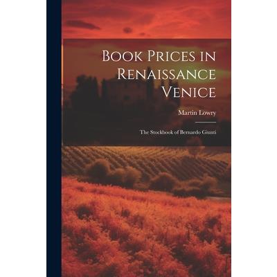 Book Prices in Renaissance Venice