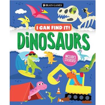Brain Games - I Can Find It!: Dinosaurs - Includes Stickers!