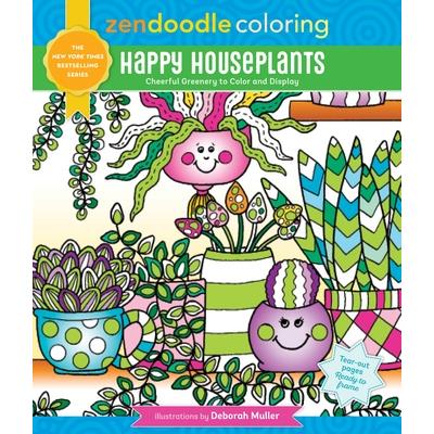 Zendoodle Coloring: Happy Houseplants