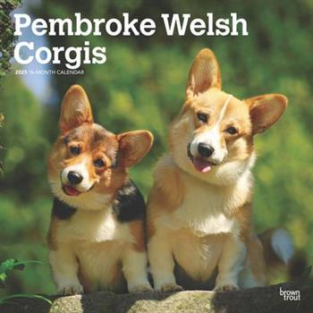Pembroke Welsh Corgis 2025 12 X 24 Inch Monthly Square Wall Calendar Plastic-Free Pembroke Welsh Corgis 2025 12 X 24 Inch Monthly Square Wall Calendar Plastic-Free