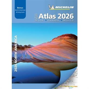 Michelin North America Large Format Road Atlas 2026