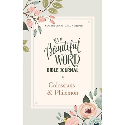 Niv, Beautiful Word Bible Journal, Colossians and Philemon, Paperback, Comfort Print