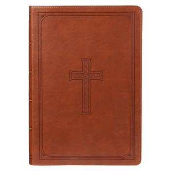KJV Super Giant Print Lux-Leather Tan