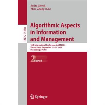 Algorithmic Aspects in Information and Management
