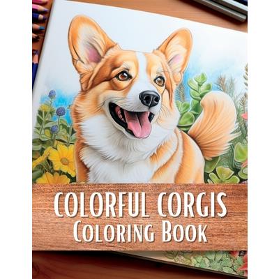Colorful Corgis Coloring Book