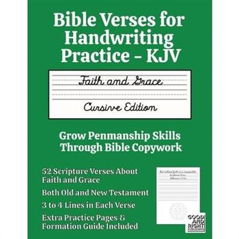 Bible Verses for Handwriting Practice - KJV