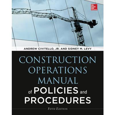 Construction Operations Manual of Policies and Procedures 5e (Pb)