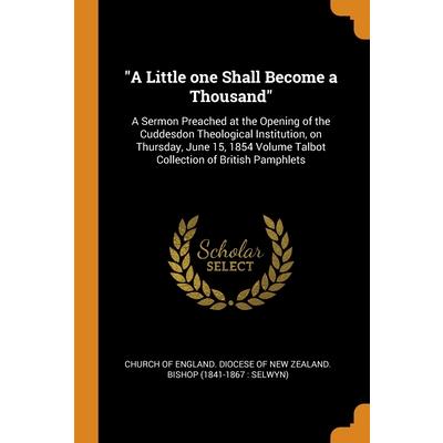 ”A Little one Shall Become a Thousand”