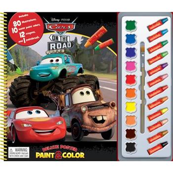 Disney Cars on the Road Deluxe Poster Paint & Color