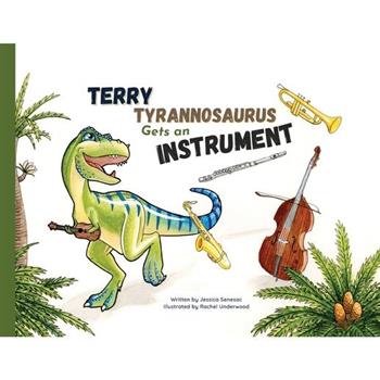 Terry Tyrannosaurus Gets an Instrument