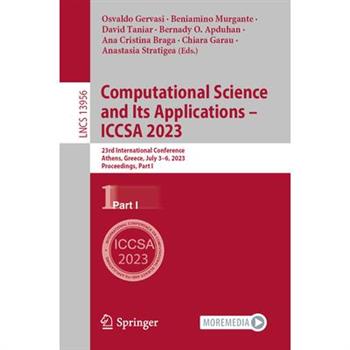 Computational Science and Its Applications - Iccsa 2023