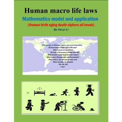Human macro life laws mathematics model and application