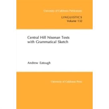 Central Hill Nisenan Texts with Grammatical Sketch