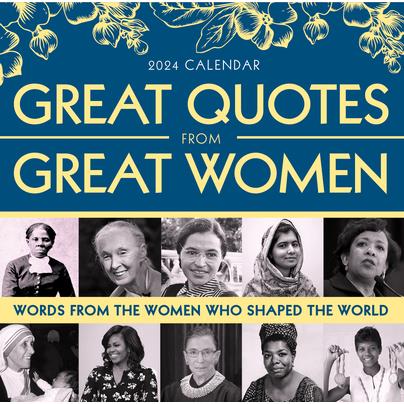2024 Great Quotes from Great Women Boxed Calendar
