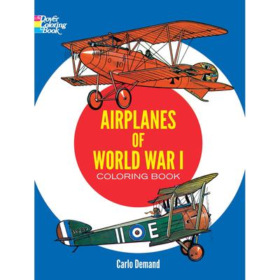 Airplanes of World War 1 Coloring Book