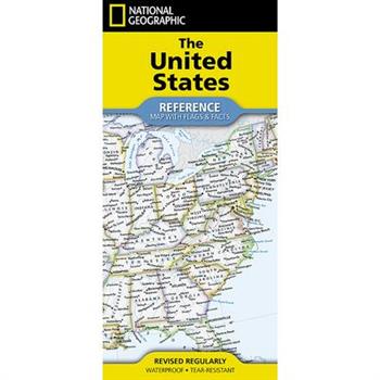 National Geographic United States Map (Folded with Flags and Facts)