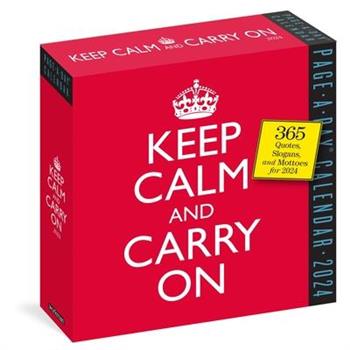 Keep Calm and Carry on Page-A-Day Calendar 2024