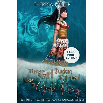 The Girl Sudan Painted like a Gold Ring