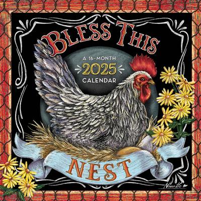 Bless This Nest 2025 12 X 24 Inch Monthly Square Wall Calendar Featuring the Artwork of Ninette Parisi Plastic-Free Bless This Nest 2025 12 X 24 Inch Monthly Square Wall Calendar Featuring the Artwork of Ninette Parisi Plastic-Free
