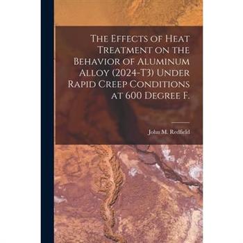 The Effects of Heat Treatment on the Behavior of Aluminum Alloy (2024-T3) Under Rapid Creep Conditions at 600 Degree F.