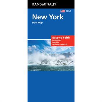 Rand McNally Easy to Fold: New York State Laminated Map
