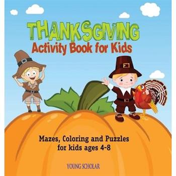 Thanksgiving Activity Book for Kids